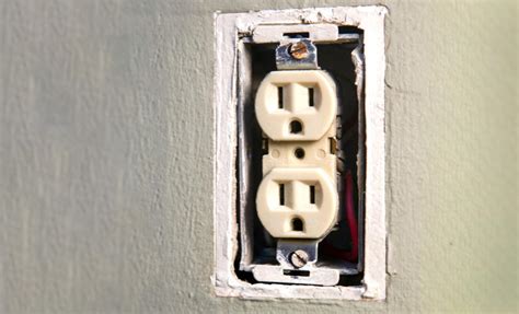 electrical box loose|electrical outlets are loose.